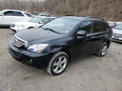 Lexus RX400 salvage cars for sale: 2008 Lexus RX 400H