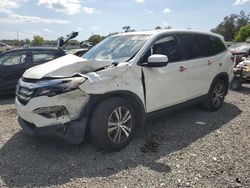 Salvage cars for sale at Riverview, FL auction: 2018 Honda Pilot EXL