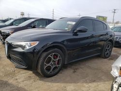 Salvage cars for sale at Chicago Heights, IL auction: 2018 Alfa Romeo Stelvio Sport
