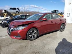 Nissan salvage cars for sale: 2021 Nissan Sentra SV