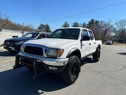 Salvage trucks for sale at North Billerica, MA auction: 2002 Toyota Tacoma Double Cab