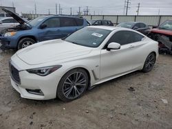 Salvage cars for sale from Copart Haslet, TX: 2020 Infiniti Q60 Pure