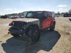 Salvage cars for sale at Shreveport, LA auction: 2014 Jeep Wrangler Unlimited Sahara