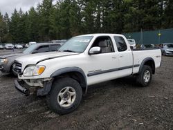 Salvage cars for sale at Graham, WA auction: 2001 Toyota Tundra Access Cab