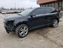 Salvage cars for sale at Fort Wayne, IN auction: 2013 Ford Edge Limited
