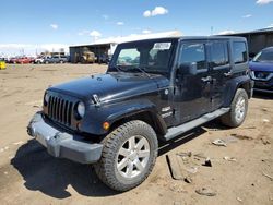 Vehiculos salvage en venta de Copart Brighton, CO: 2013 Jeep Wrangler Unlimited Sahara