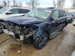 Salvage cars for sale from Copart Bridgeton, MO: 2017 Infiniti QX60