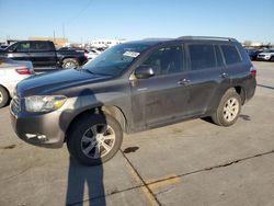 Salvage cars for sale from Copart Grand Prairie, TX: 2008 Toyota Highlander Sport