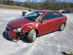 Chevrolet salvage cars for sale: 2012 Chevrolet Cruze LT