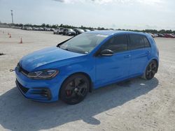 Salvage cars for sale at Arcadia, FL auction: 2019 Volkswagen GTI S