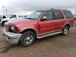 Ford Expedition salvage cars for sale: 2001 Ford Expedition Eddie Bauer