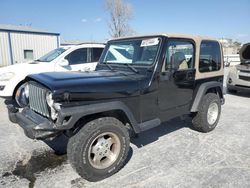 Jeep Wrangler salvage cars for sale: 2001 Jeep Wrangler / TJ Sport