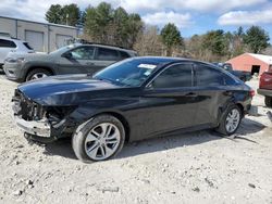 Salvage cars for sale at Mendon, MA auction: 2018 Honda Accord LX