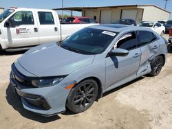 Salvage cars for sale from Copart Temple, TX: 2021 Honda Civic EX