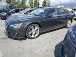 Salvage cars for sale from Copart Rancho Cucamonga, CA: 2011 Audi A8 Quattro