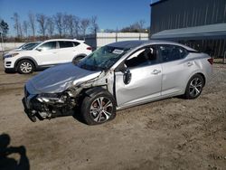 Nissan salvage cars for sale: 2021 Nissan Sentra SV