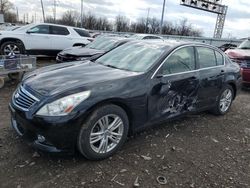Salvage cars for sale from Copart Columbus, OH: 2012 Infiniti G37