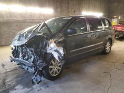 Salvage cars for sale at Angola, NY auction: 2015 Chrysler Town & Country Touring