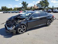 Salvage cars for sale from Copart San Martin, CA: 2019 Honda Accord Sport