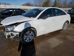 Salvage cars for sale at Davison, MI auction: 2016 Chevrolet Cruze Limited LS