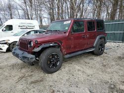 Jeep salvage cars for sale: 2022 Jeep Wrangler Unlimited Sport