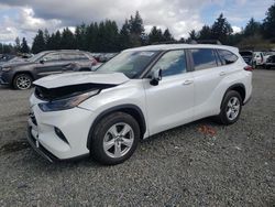 Salvage cars for sale at Graham, WA auction: 2023 Toyota Highlander L