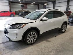 Salvage cars for sale at Greenwood, NE auction: 2022 Ford Escape Titanium