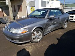 Vehiculos salvage en venta de Copart New Britain, CT: 2002 Saab 9-3 SE