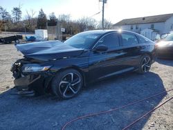 Honda Accord Sport salvage cars for sale: 2018 Honda Accord Sport