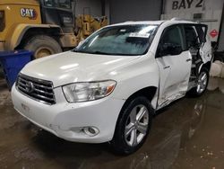 Salvage cars for sale from Copart Elgin, IL: 2010 Toyota Highlander Limited