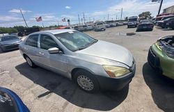 Honda salvage cars for sale: 2005 Honda Accord LX