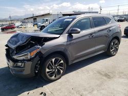 Salvage cars for sale from Copart Sun Valley, CA: 2021 Hyundai Tucson Limited