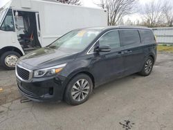 Salvage cars for sale from Copart Woodburn, OR: 2015 KIA Sedona EX