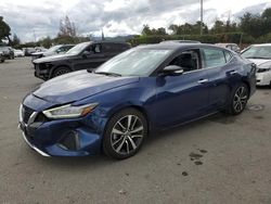Salvage cars for sale from Copart San Martin, CA: 2021 Nissan Maxima SV