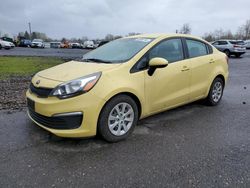 Salvage cars for sale at Portland, OR auction: 2016 KIA Rio LX