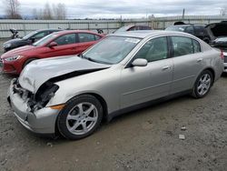 Salvage cars for sale from Copart Arlington, WA: 2004 Infiniti G35