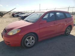 Salvage cars for sale from Copart Houston, TX: 2003 Toyota Corolla Matrix XR