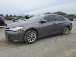 Salvage cars for sale at Florence, MS auction: 2015 Toyota Camry LE