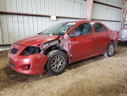 Salvage cars for sale from Copart Houston, TX: 2009 Toyota Corolla Base