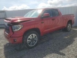 Salvage cars for sale from Copart Riverview, FL: 2020 Toyota Tundra Double Cab SR/SR5