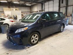 Salvage cars for sale from Copart Kansas City, KS: 2018 Toyota Sienna L