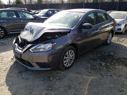 Salvage cars for sale at Waldorf, MD auction: 2018 Nissan Sentra S