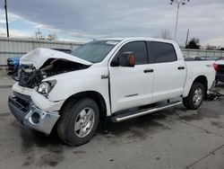 Salvage cars for sale from Copart Littleton, CO: 2010 Toyota Tundra Crewmax SR5
