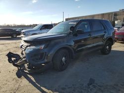 Salvage cars for sale from Copart Fredericksburg, VA: 2017 Ford Explorer Police Interceptor