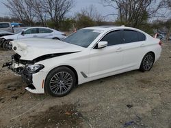 Salvage cars for sale from Copart Baltimore, MD: 2019 BMW 530 XI