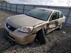 Salvage cars for sale from Copart Reno, NV: 2007 Chevrolet Malibu LT