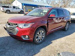 Salvage cars for sale from Copart Wichita, KS: 2019 Chevrolet Traverse Premier