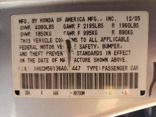 2006 Honda Accord Value