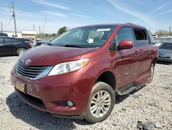 Salvage cars for sale from Copart Montgomery, AL: 2014 Toyota Sienna XLE