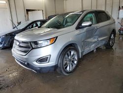 Ford Edge Titanium salvage cars for sale: 2017 Ford Edge Titanium